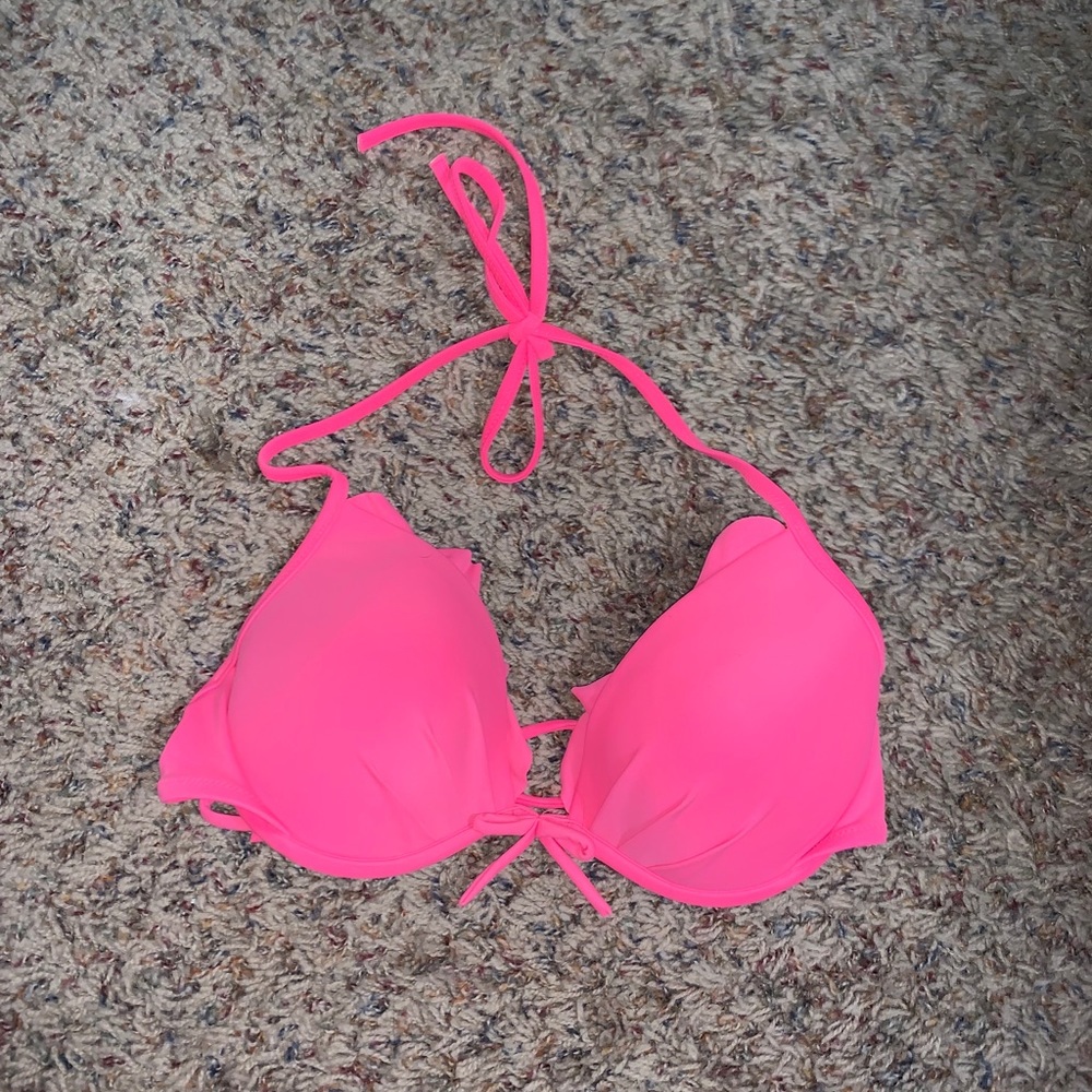 VS hot pink bikini top